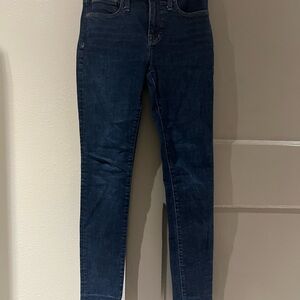 Madewell Women's Dark Blue Skinny Jeans size 25
